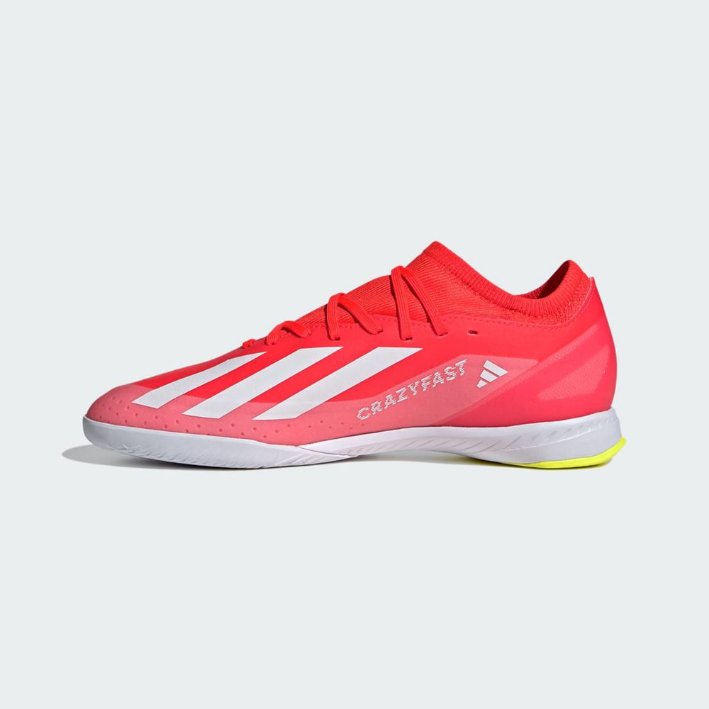 Chaussure Futsal Adidas X Crazyfast League Rouge Blanche Jaune Femme | QDV-10260152