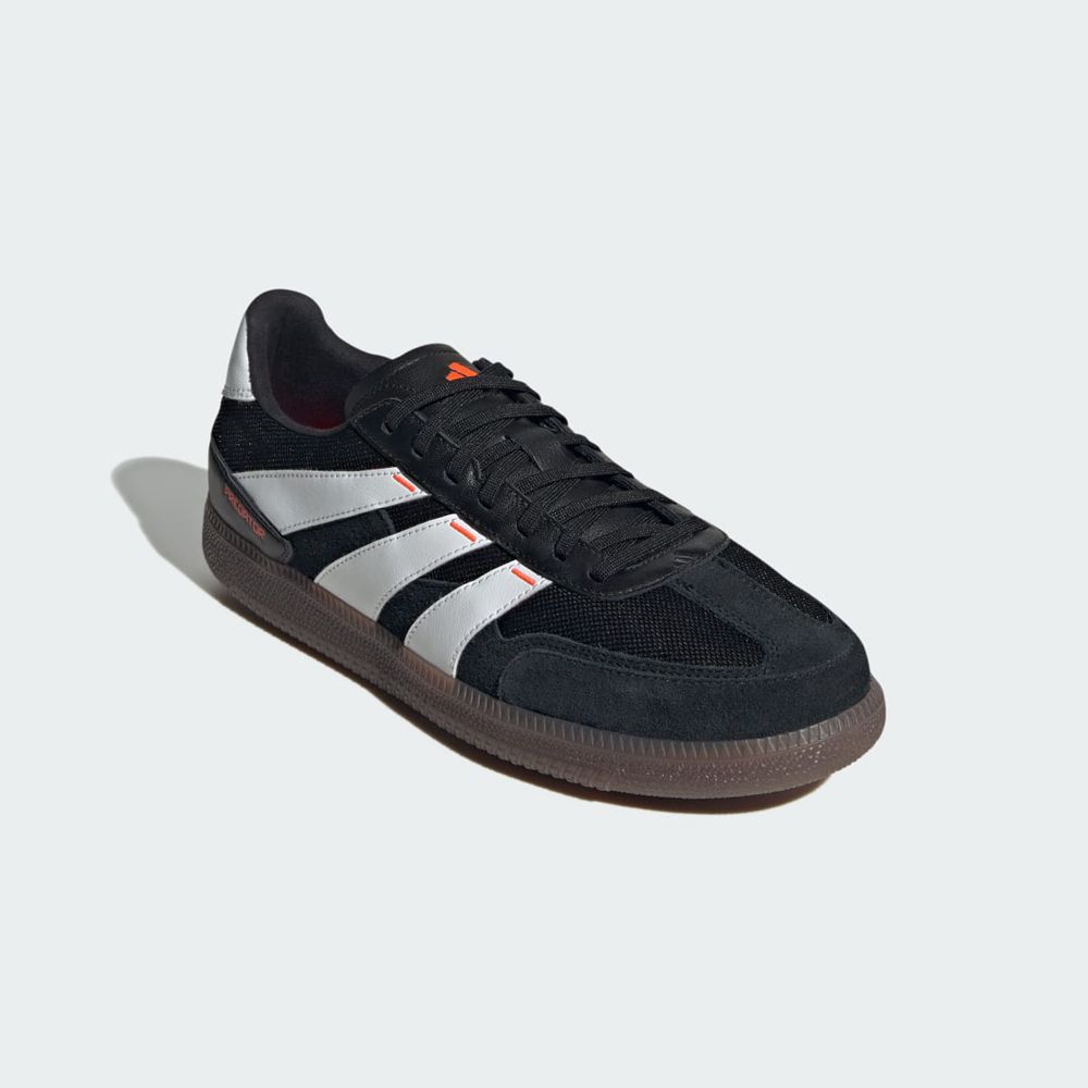 Chaussure Futsal Adidas Predator 24 League Low Freestyle Noir Blanche Rouge Femme | TZD-67667404