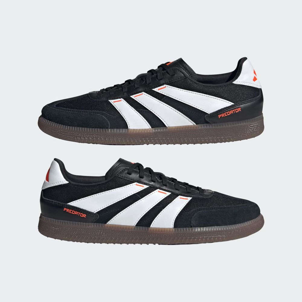 Chaussure Futsal Adidas Predator 24 League Low Freestyle Noir Blanche Rouge Femme | TZD-67667404