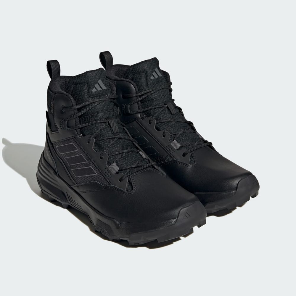 Chaussure de Randonnée Adidas Terrex Unity Leather Mid Rain.Rdy Noir Grise Femme | BXR-23804670