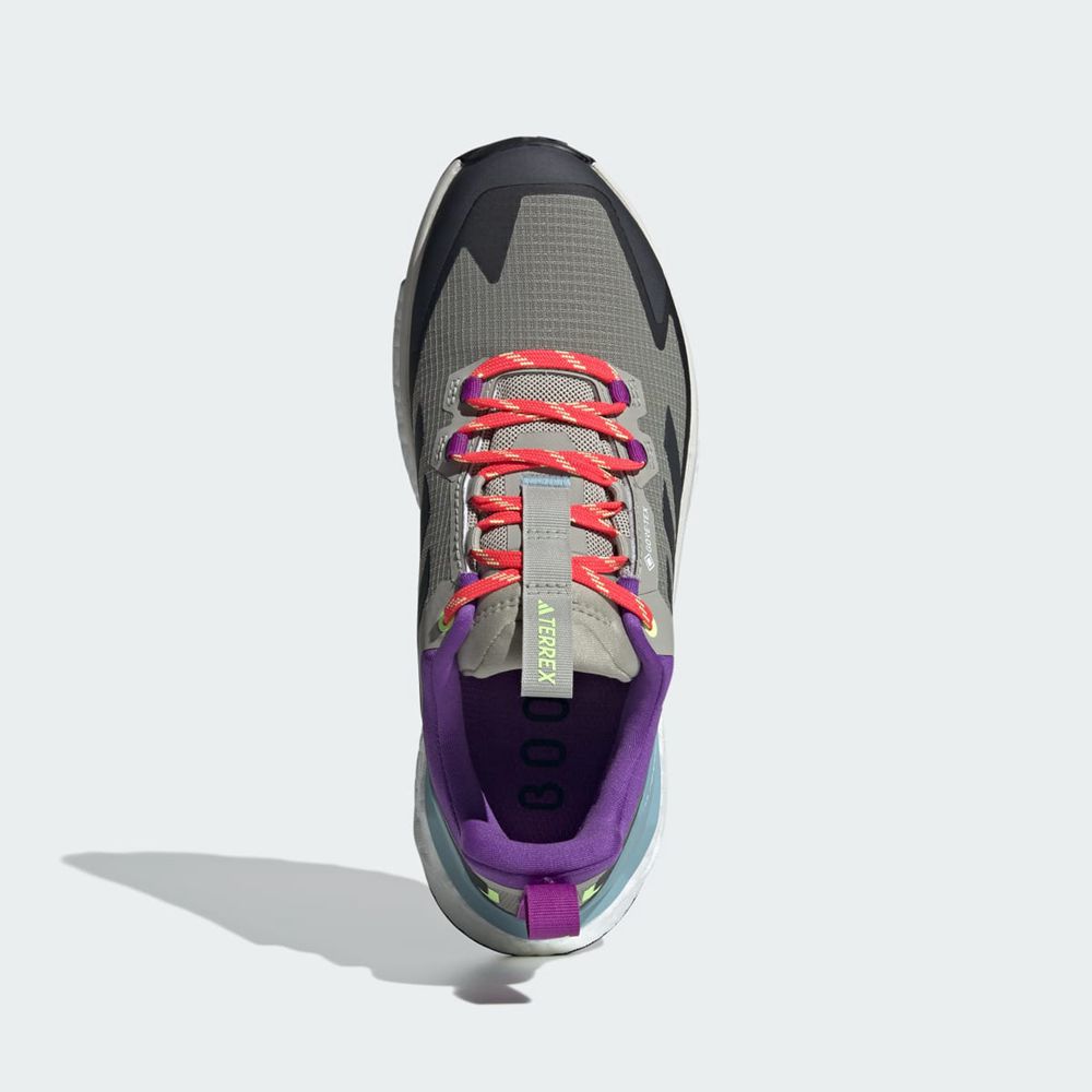 Chaussure de Randonnée Adidas Terrex Free Hiker 2.0 Low Gore-Tex Grise Noir Violette Femme | UVT-40905778