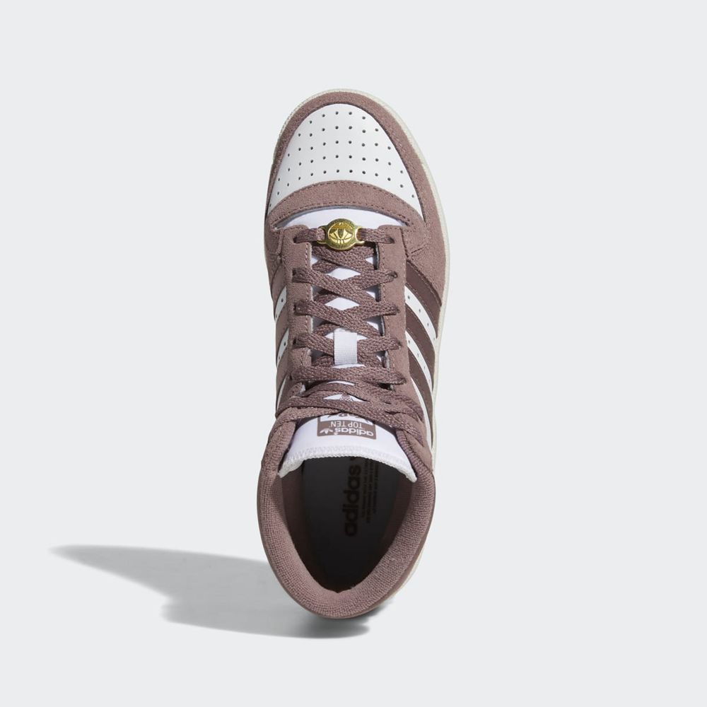 Basket Montante Adidas Top Ten RB Blanche Violette Femme | NNF-45995110