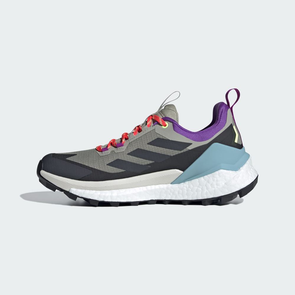 Chaussure de Randonnée Adidas Terrex Free Hiker 2.0 Low Gore-Tex Grise Noir Violette Femme | UVT-40905778