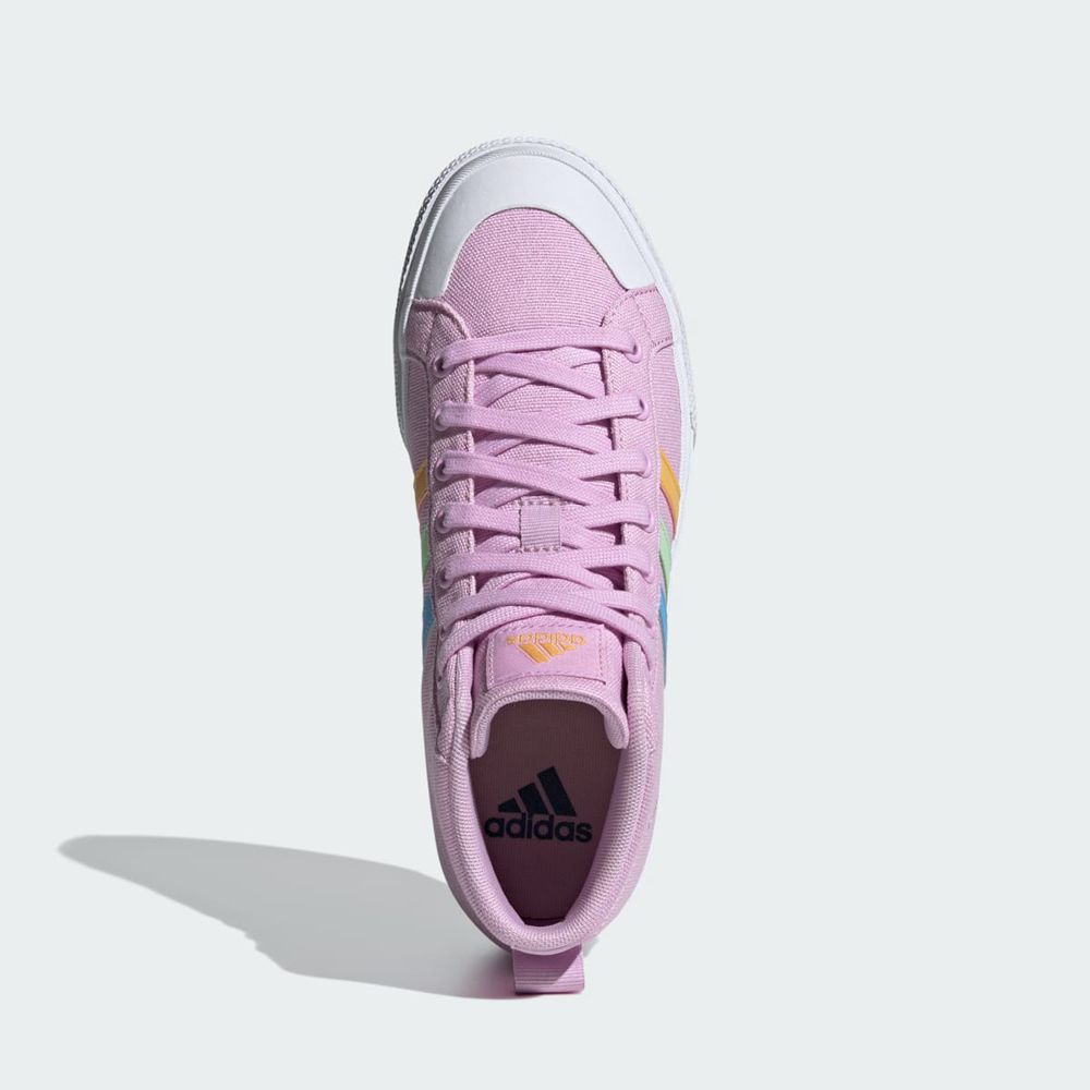 Basket Montante Adidas Bravada 2.0 Platform Mid Violette Jaune Vert Femme | SQG-26926770