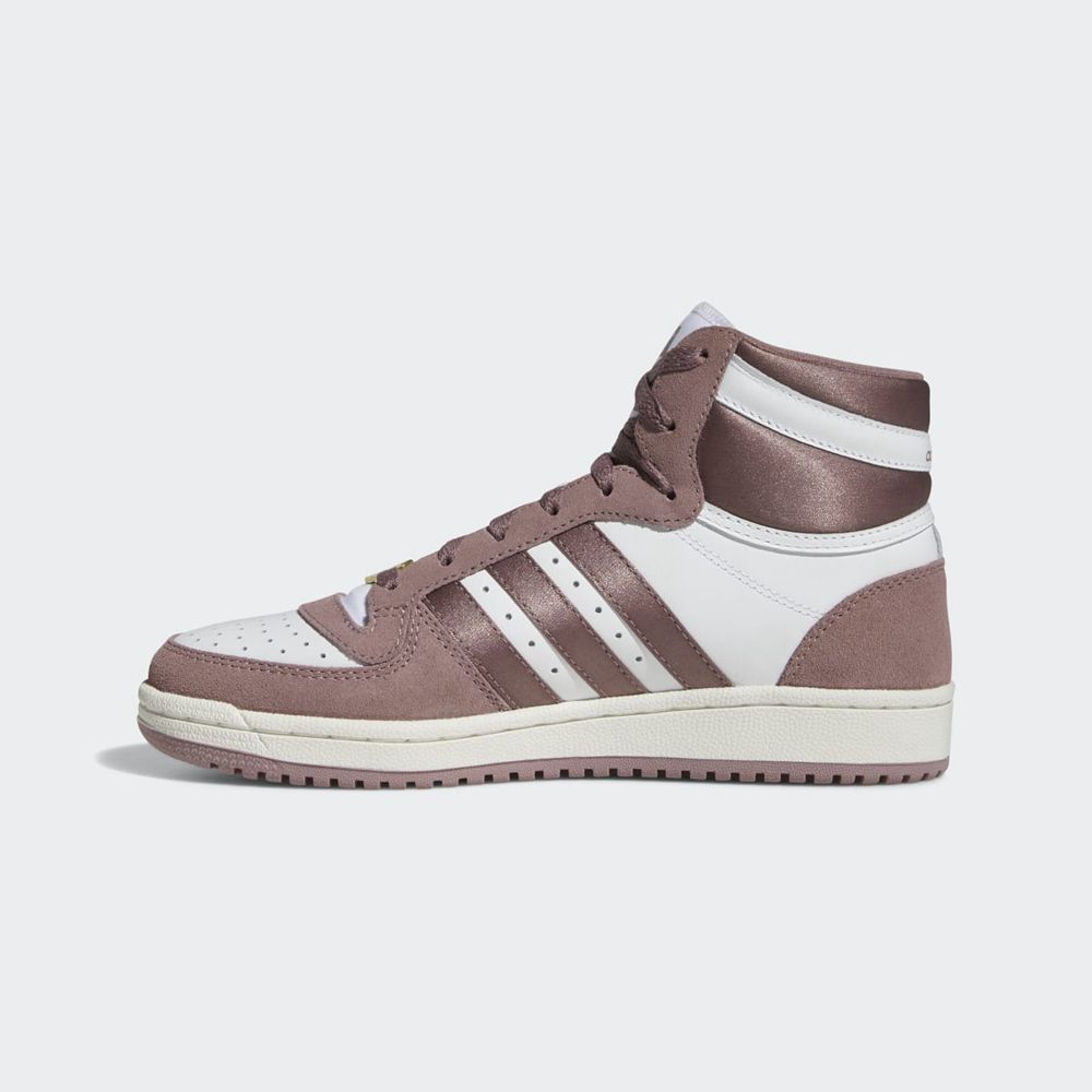 Basket Montante Adidas Top Ten RB Blanche Violette Femme | NNF-45995110