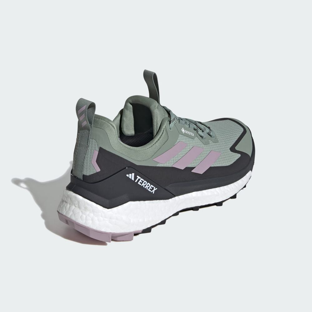 Chaussure de Randonnée Adidas Terrex Free Hiker 2.0 Low Gore-Tex Vert Noir Grise Femme | GIQ-53508316