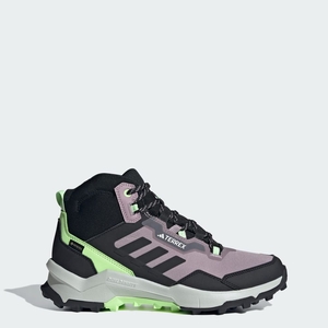 Chaussure de Randonnée Adidas Terrex AX4 Mid Gore-Tex Grise Noir Vert Femme | DNY-27286347