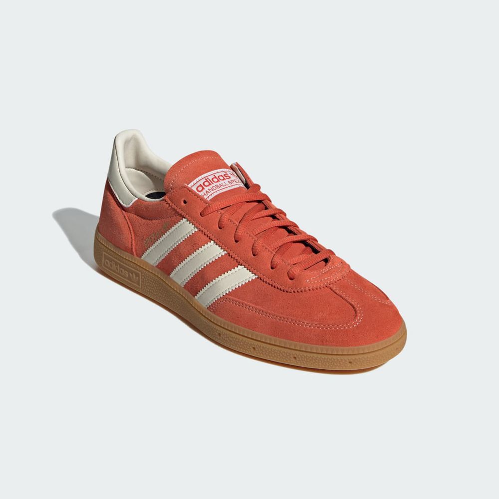 Chaussure Adidas Handball Spezial Rouge Blanche Femme | OTV-97941571