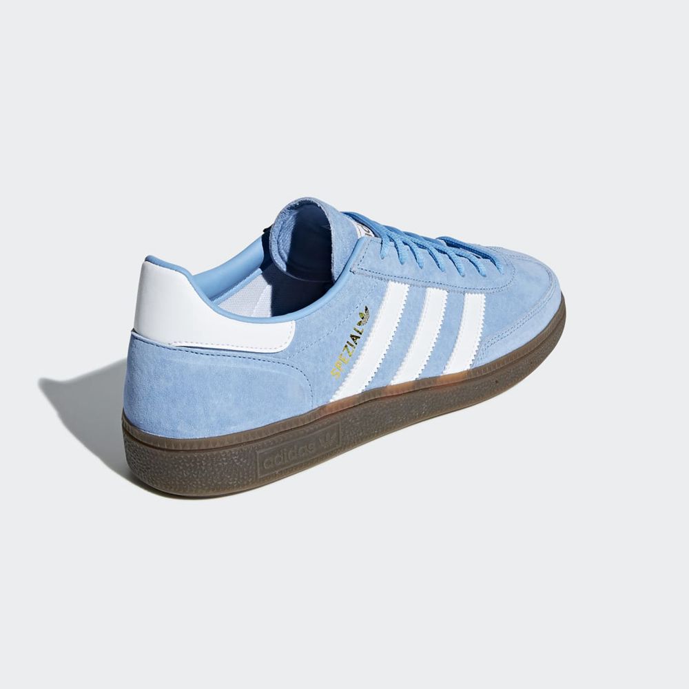 Chaussure Adidas Handball Spezial Bleu Blanche Femme | VTC-30099884