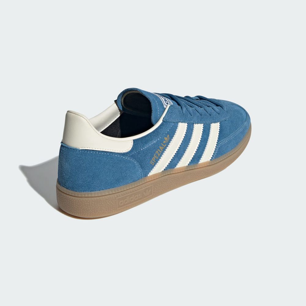 Chaussure Adidas Handball Spezial Bleu Blanche Femme | VPZ-22587069