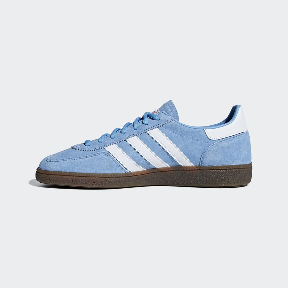 Chaussure Adidas Handball Spezial Bleu Blanche Femme | VTC-30099884