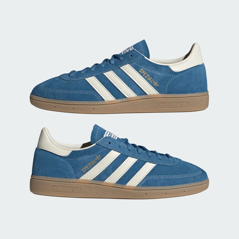 Chaussure Adidas Handball Spezial Bleu Blanche Femme | VPZ-22587069