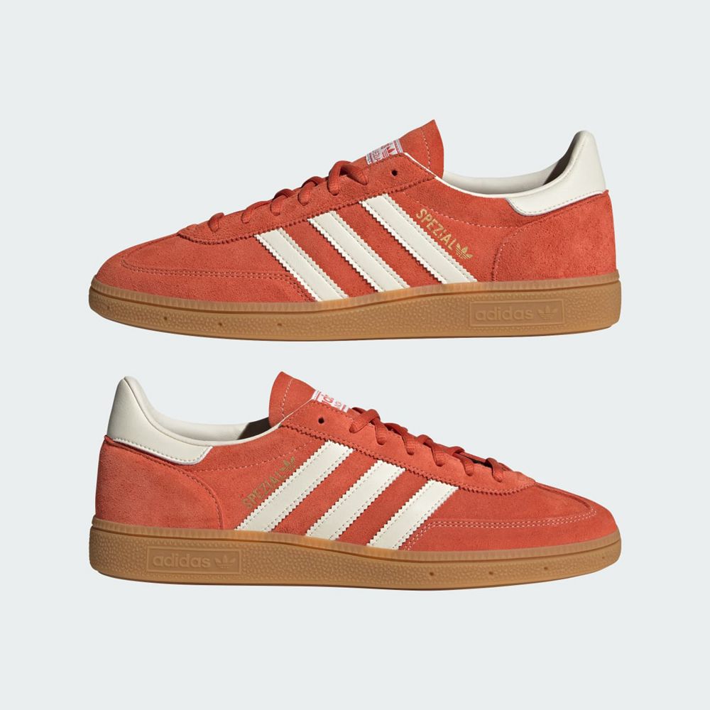 Chaussure Adidas Handball Spezial Rouge Blanche Femme | OTV-97941571