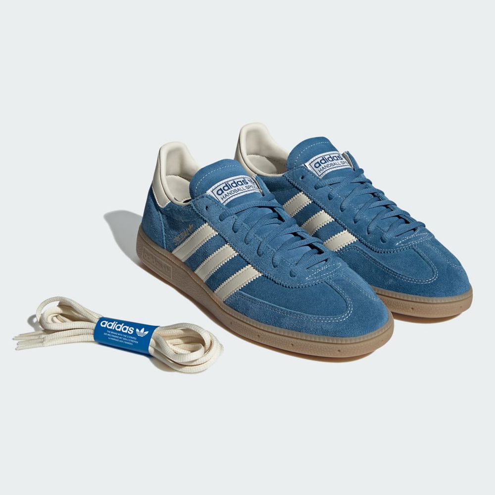 Chaussure Adidas Handball Spezial Bleu Blanche Femme | VPZ-22587069