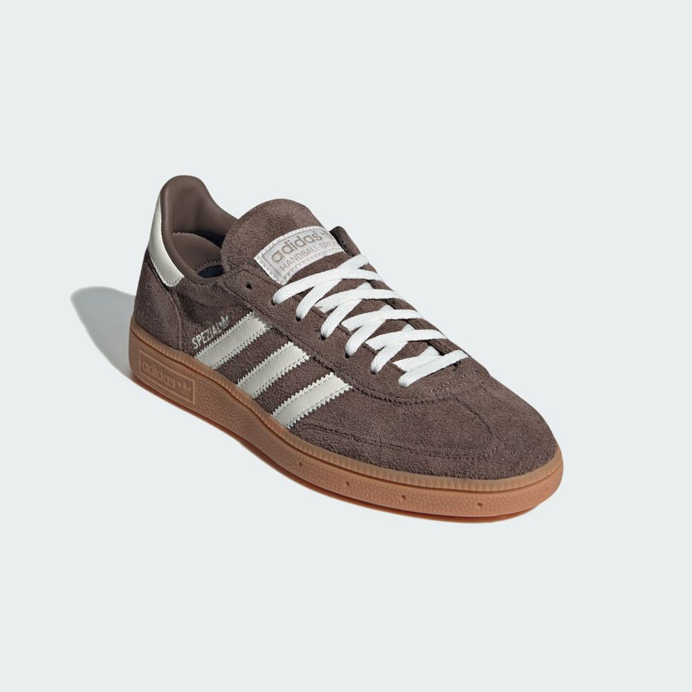 Chaussure Adidas Handball Spezial Marron Blanche Femme | GXD-00749153