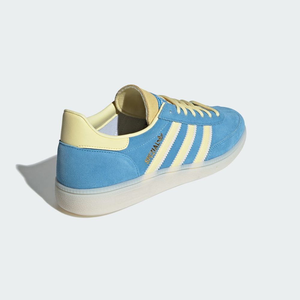 Chaussure Adidas Handball Spezial Bleu Jaune Blanche Femme | RST-84890335