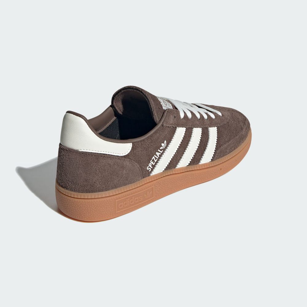 Chaussure Adidas Handball Spezial Marron Blanche Femme | GXD-00749153