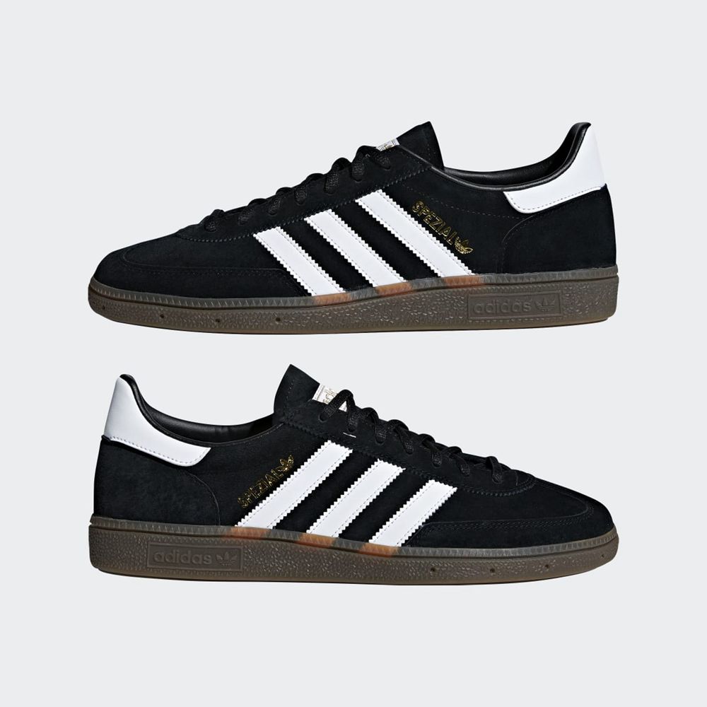 Chaussure Adidas Handball Spezial Noir Blanche Femme | CHQ-84601196