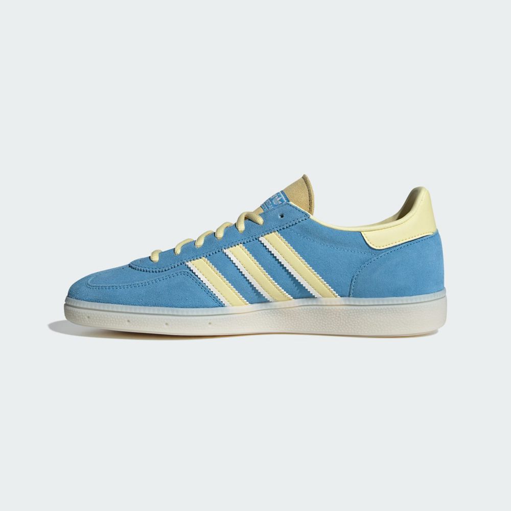 Chaussure Adidas Handball Spezial Bleu Jaune Blanche Femme | RST-84890335