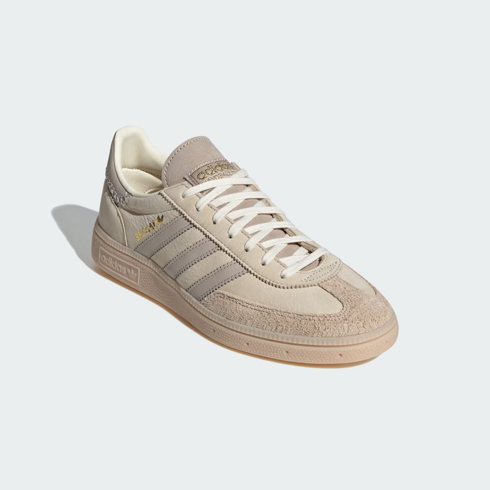 Chaussure Adidas Handball Spezial Blanche Beige Femme | OVL-72089482