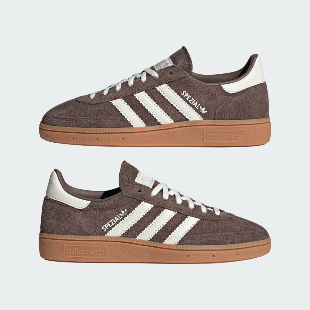 Chaussure Adidas Handball Spezial Marron Blanche Femme | GXD-00749153