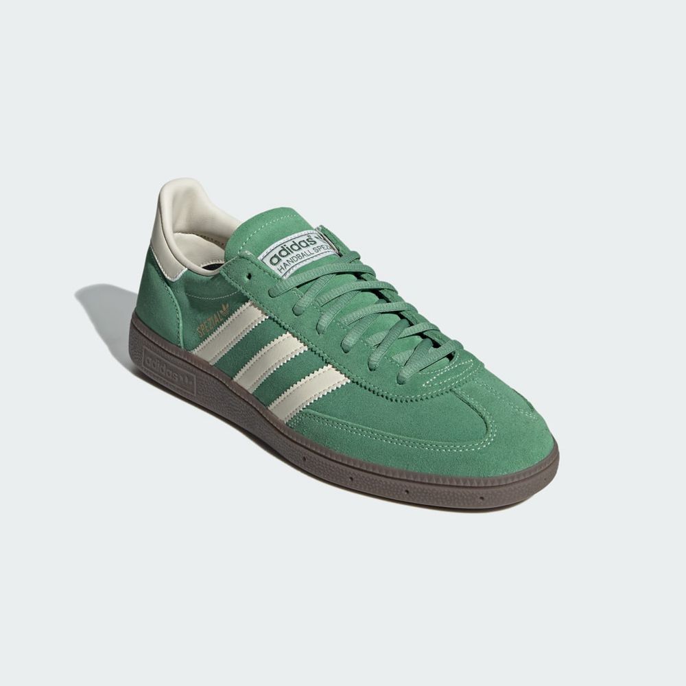 Chaussure Adidas Handball Spezial Vert Blanche Femme | SDZ-43739172