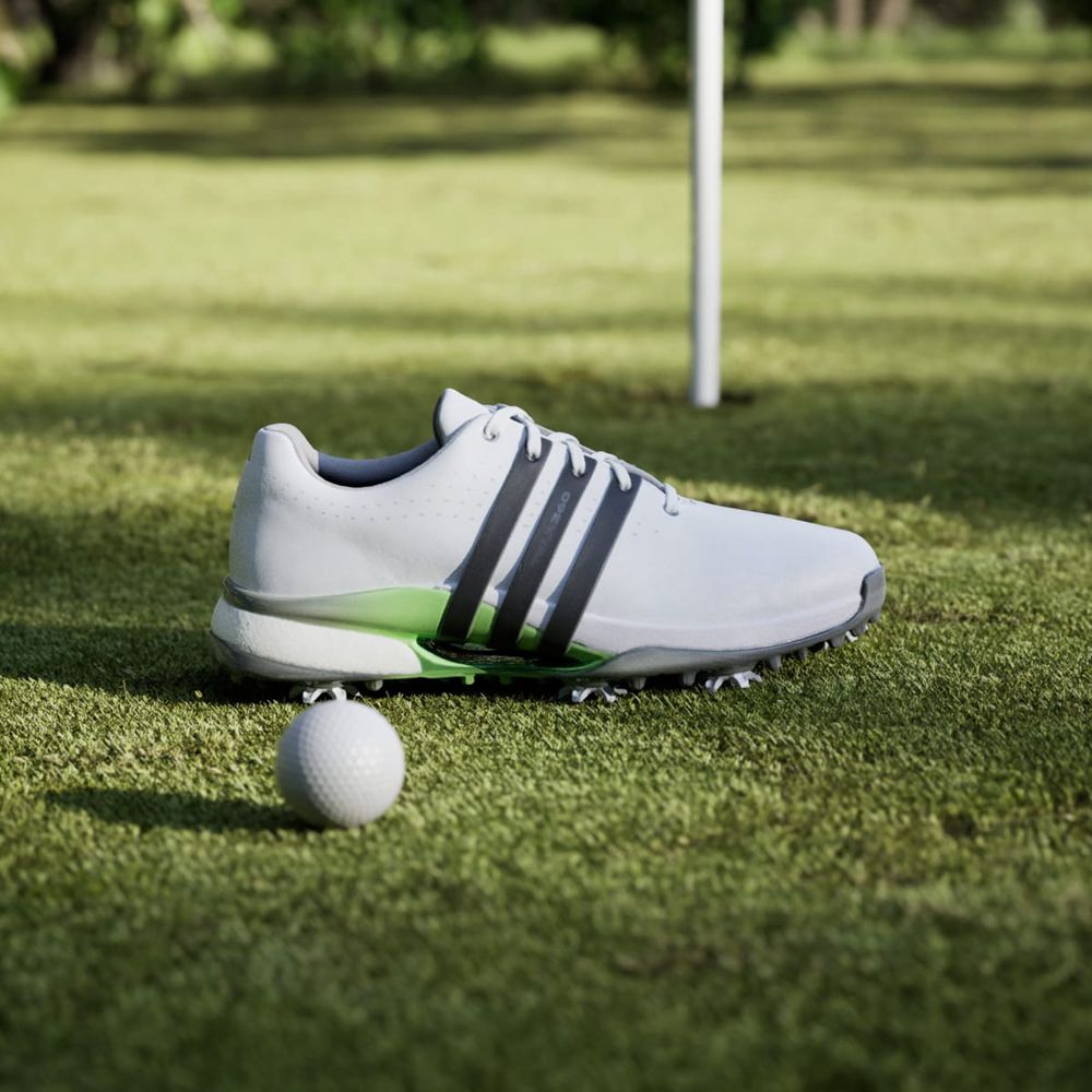 Chaussures De Golf Adidas Tour360 24 Blanche Noir Vert Femme | GOK-66507992