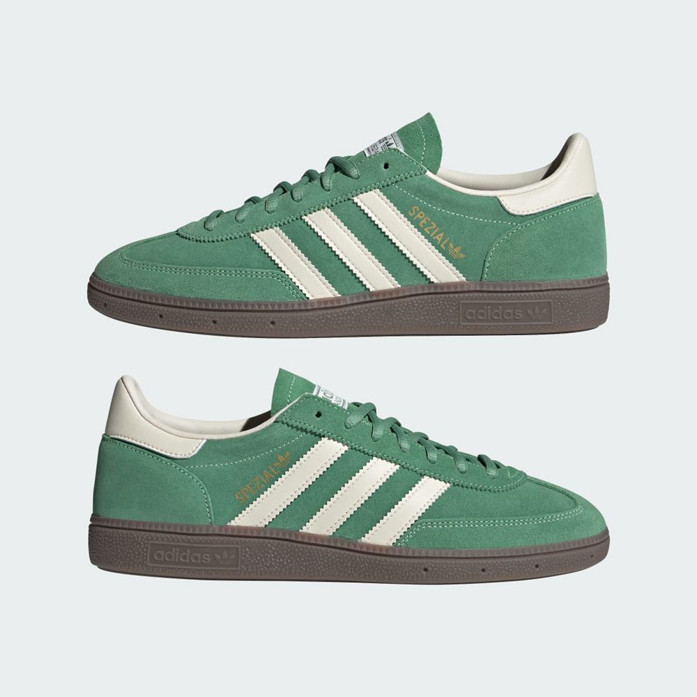 Chaussure Adidas Handball Spezial Vert Blanche Femme | SDZ-43739172