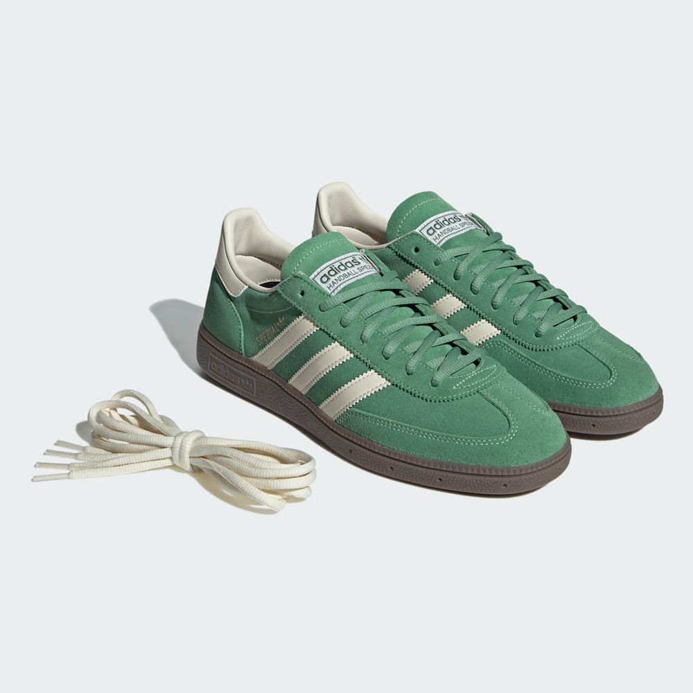 Chaussure Adidas Handball Spezial Vert Blanche Femme | SDZ-43739172