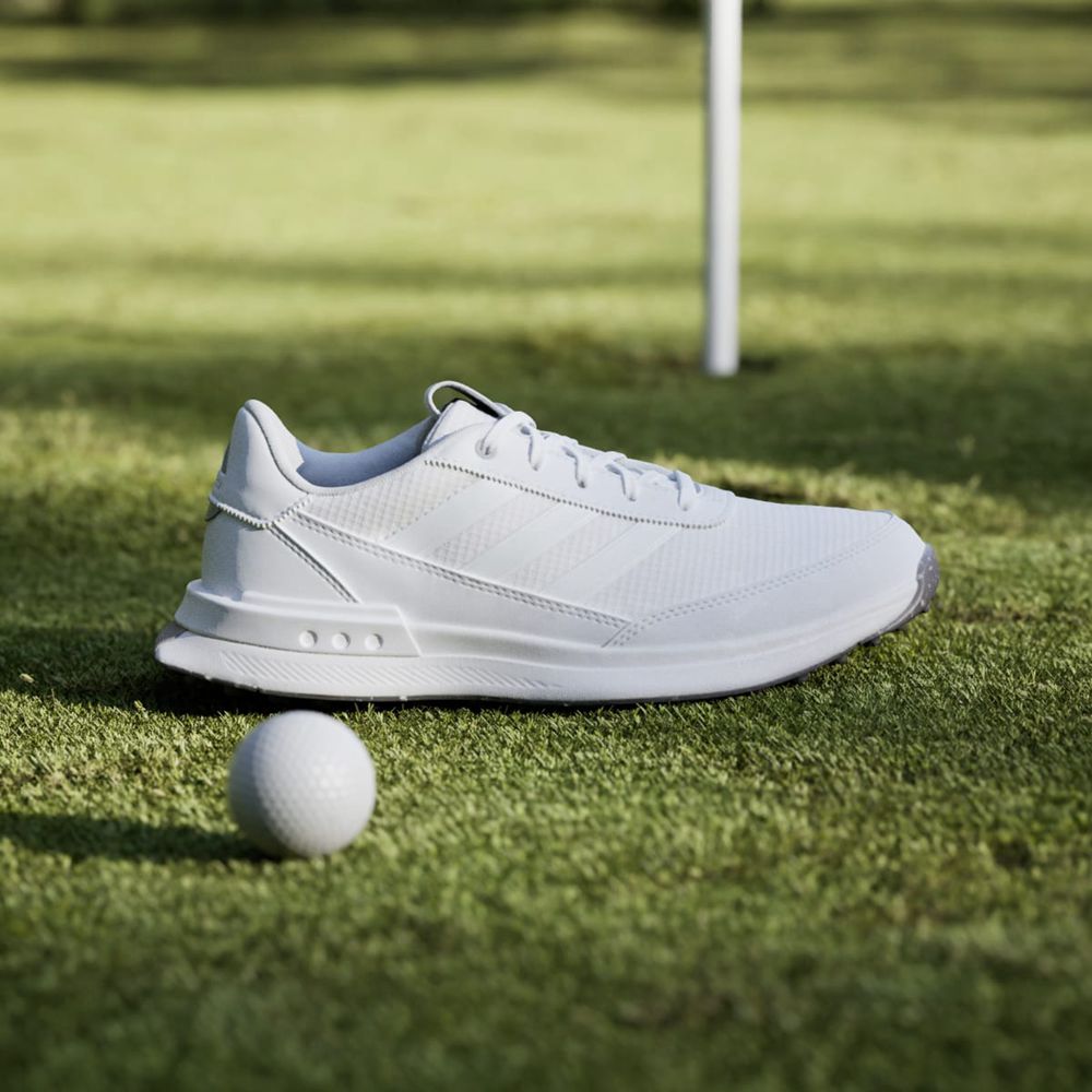 Chaussures De Golf Adidas S2G Spikeless 24 Blanche Grise Femme | DMF-40282670