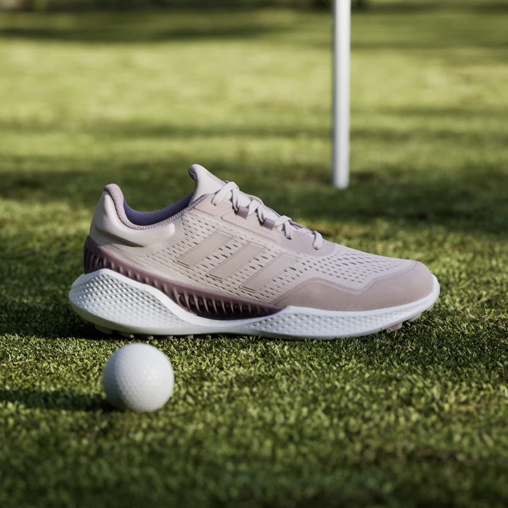 Chaussures De Golf Adidas Summervent 24 Bounce Low Beige Violette Femme | MBG-73963291