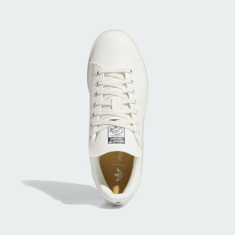 Chaussures De Golf Adidas Adidas x Malbon Stan Smith Spikeless Blanche Bleu Marine Femme | AHC-54826041