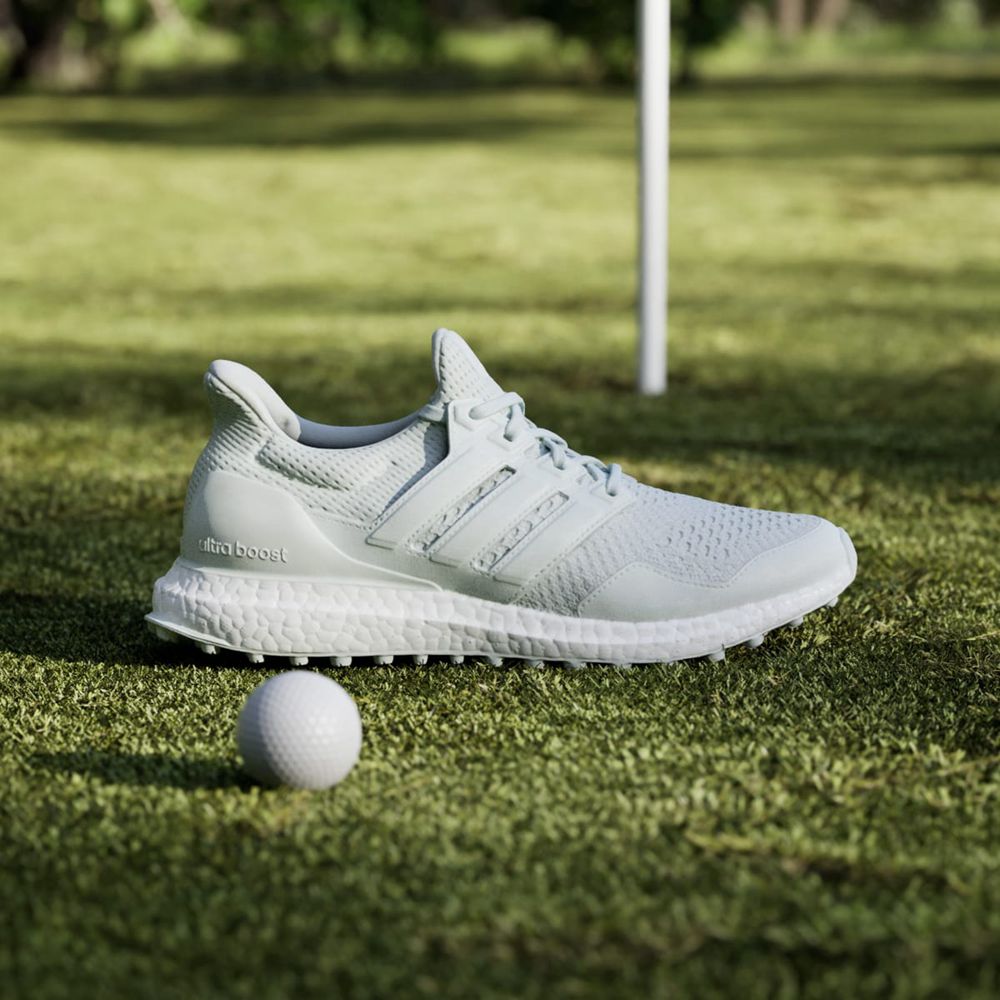 Chaussures De Golf Adidas Ultraboost Vert Blanche Femme | GYL-29557793