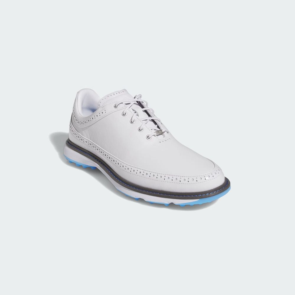 Chaussures De Golf Adidas MC80 Spikeless Grise Argent Bleu Femme | SCI-32154329