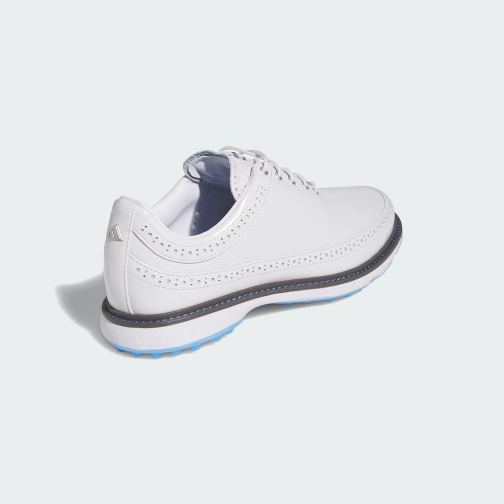 Chaussures De Golf Adidas MC80 Spikeless Grise Argent Bleu Femme | SCI-32154329