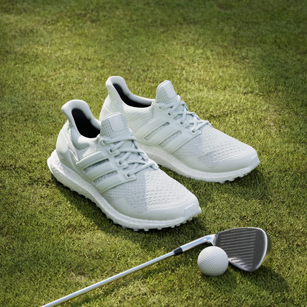 Chaussures De Golf Adidas Ultraboost Vert Blanche Femme | GYL-29557793