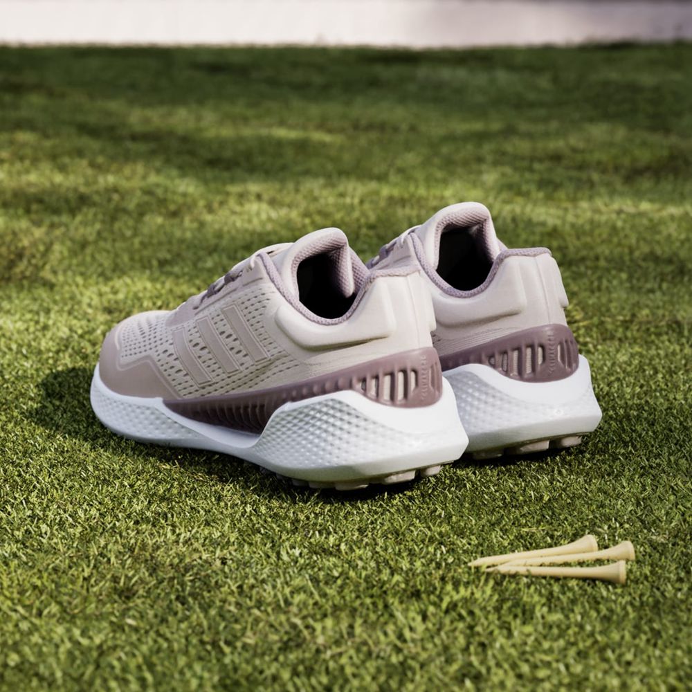 Chaussures De Golf Adidas Summervent 24 Bounce Low Beige Violette Femme | MBG-73963291