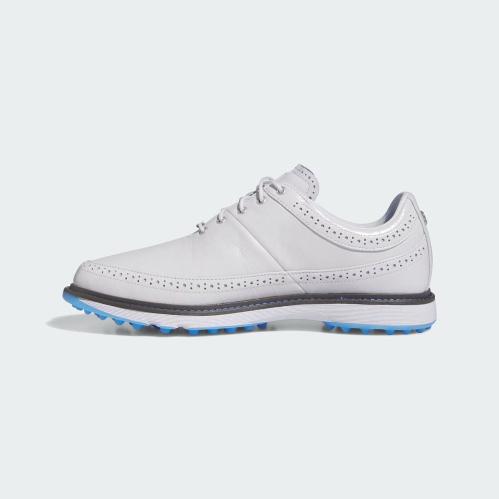 Chaussures De Golf Adidas MC80 Spikeless Grise Argent Bleu Femme | SCI-32154329