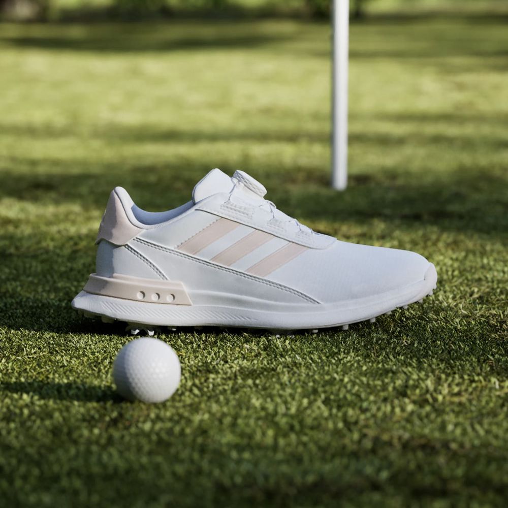 Chaussures De Golf Adidas S2G BOA 24 Blanche Rose Femme | AKC-30897259