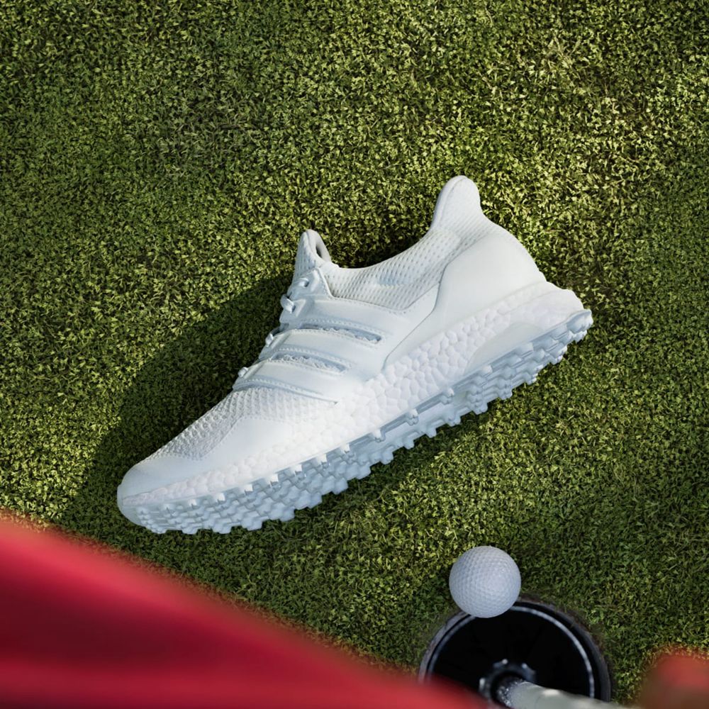 Chaussures De Golf Adidas Ultraboost Vert Blanche Femme | GYL-29557793