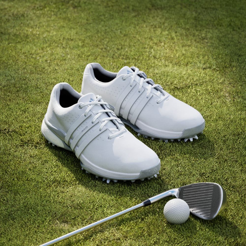 Chaussures De Golf Adidas Tour360 24 Blanche Argent Femme | HJQ-10405997