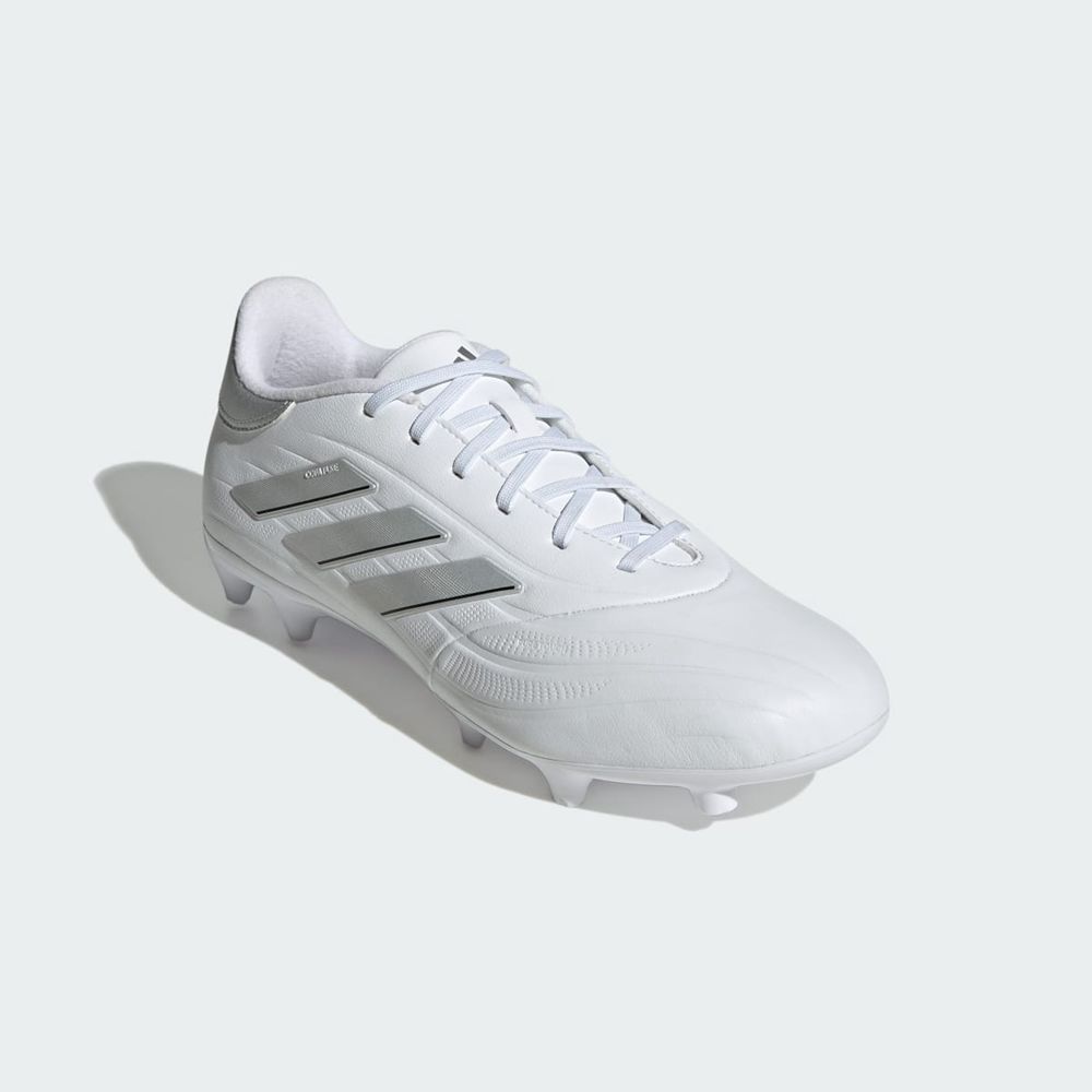 Chaussure de Foot Adidas Copa Pure II League Firm Ground Blanche Argent Femme | MNM-46560794