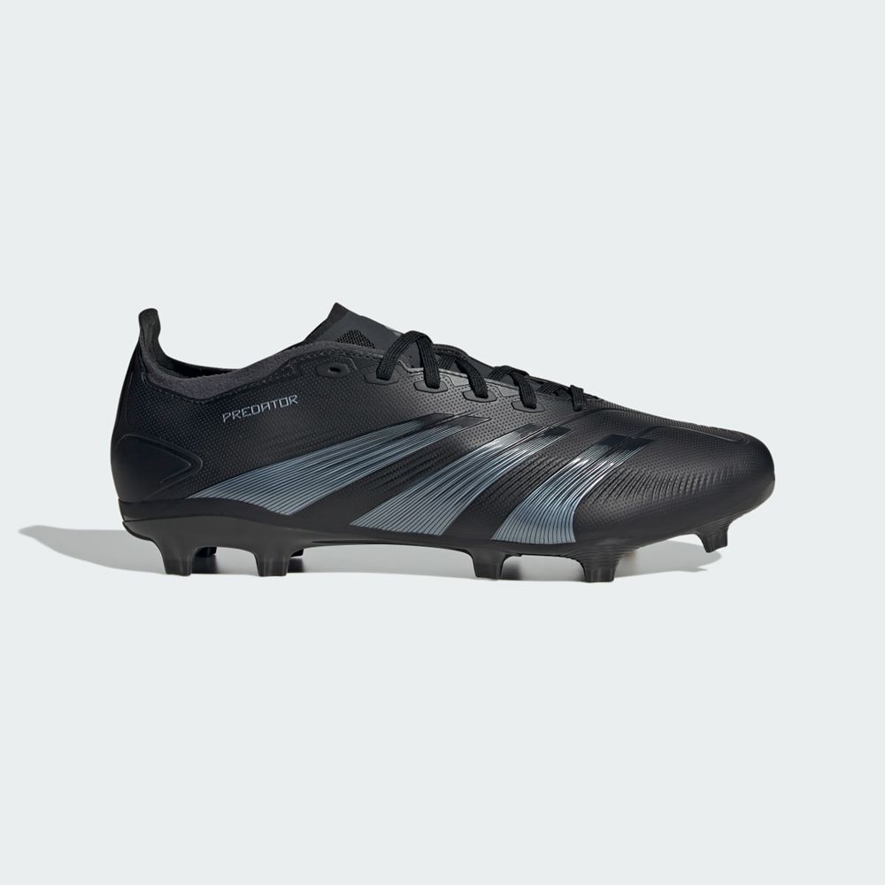 Chaussure de Foot Adidas Predator 24 League Low Firm Ground Noir Grise Femme | LYO-92243609