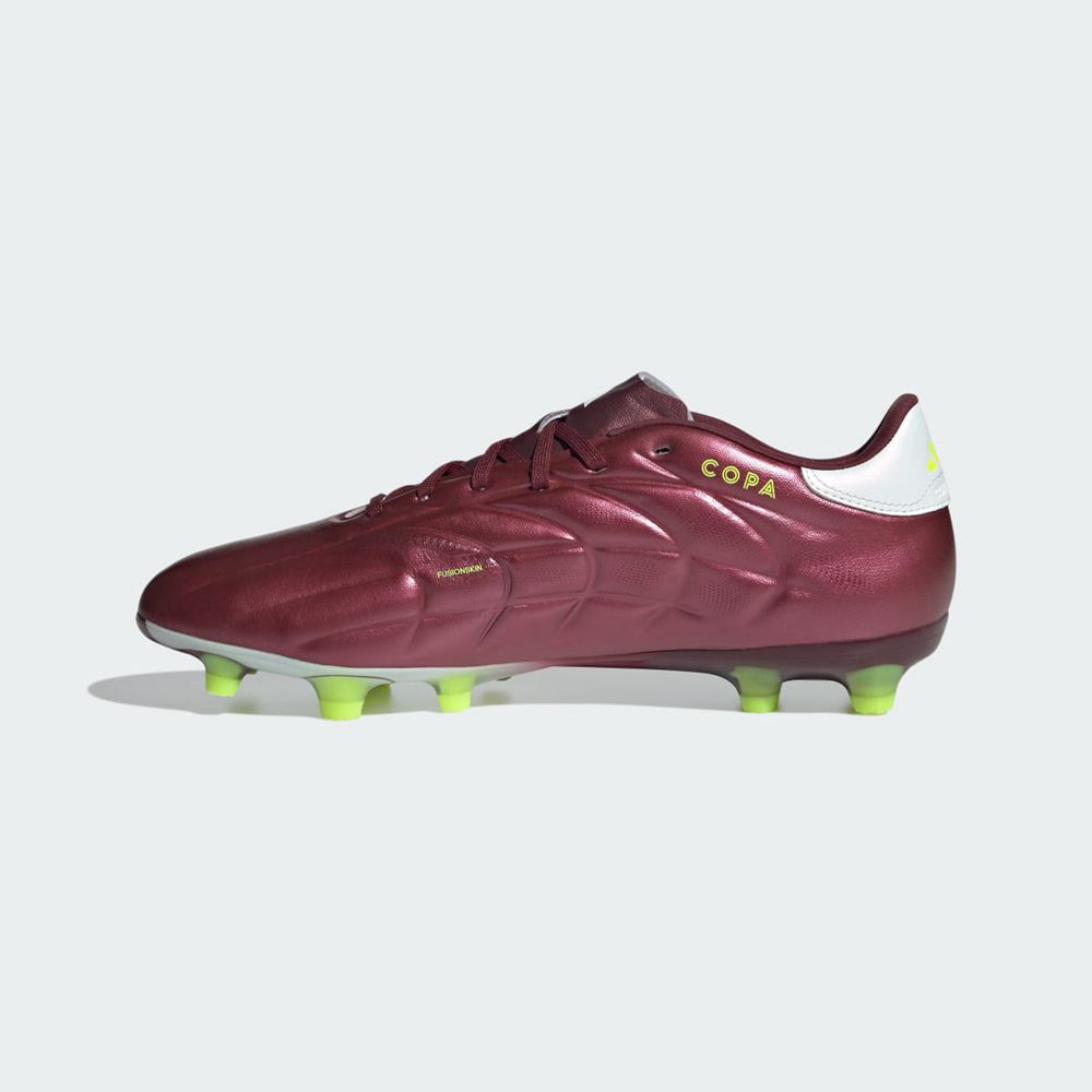 Chaussure de Foot Adidas Copa Pure II Pro Firm Ground Bordeaux Blanche Femme | DAB-85232428