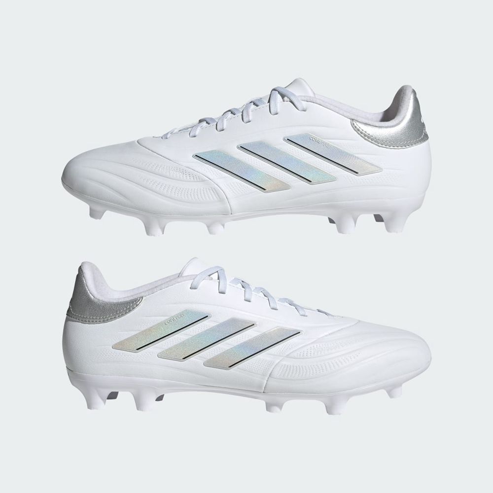 Chaussure de Foot Adidas Copa Pure II League Firm Ground Blanche Argent Femme | MNM-46560794