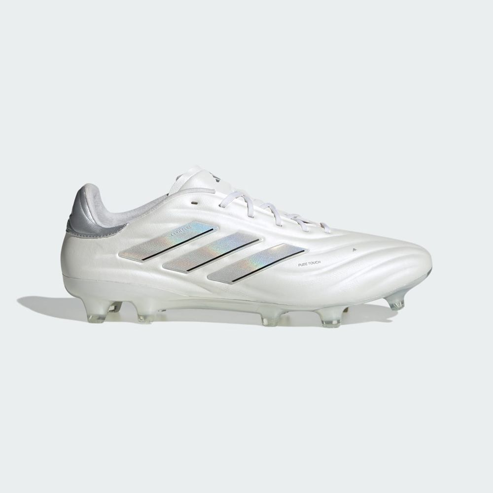 Chaussure de Foot Adidas Copa Pure II Elite Firm Ground Blanche Argent Femme | GEH-75898621