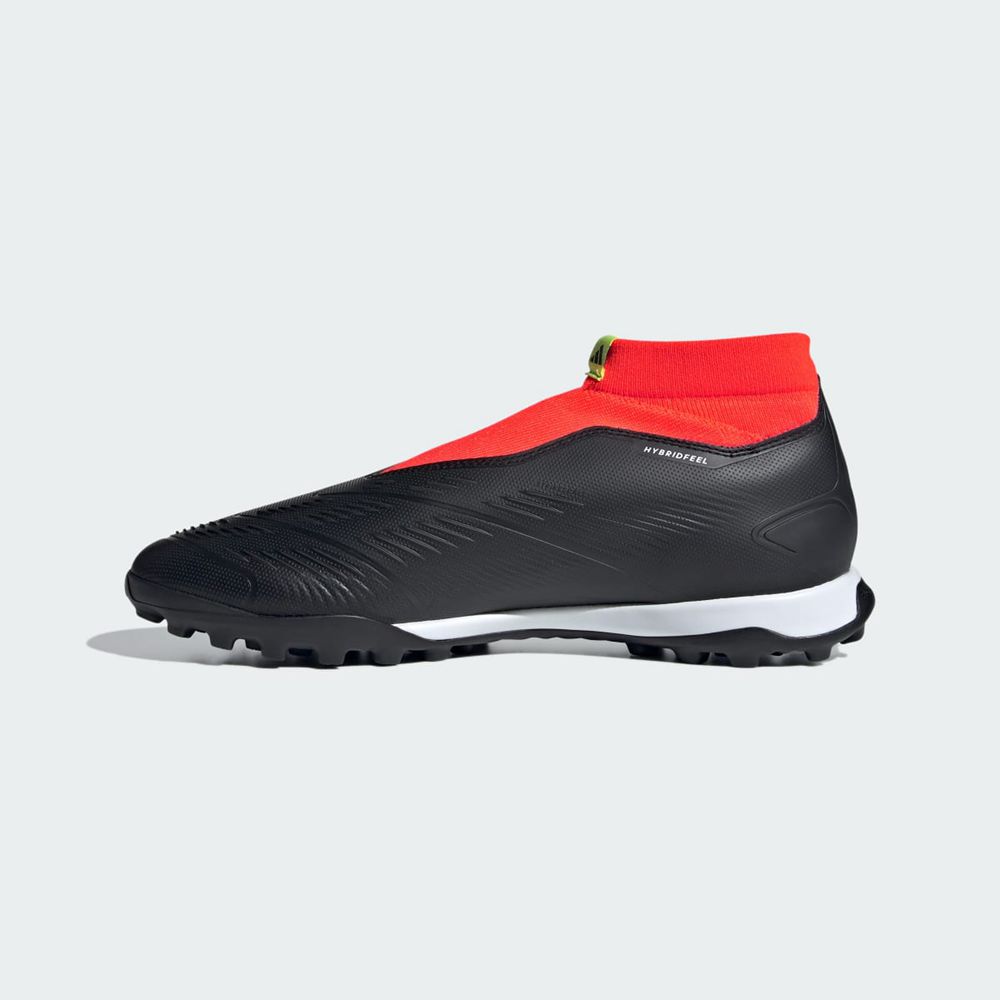 Chaussure de Foot Adidas Predator 24 League Laceless Turf Noir Blanche Rouge Femme | WDW-57283422