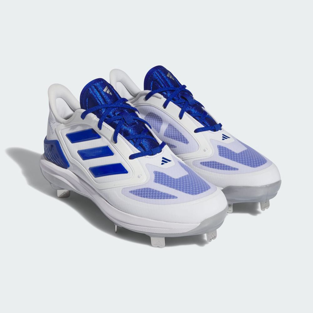 Chaussure de Foot Adidas Adizero Purehustle 3 Elite Blanche Bleu Argent Femme | MZV-65434982