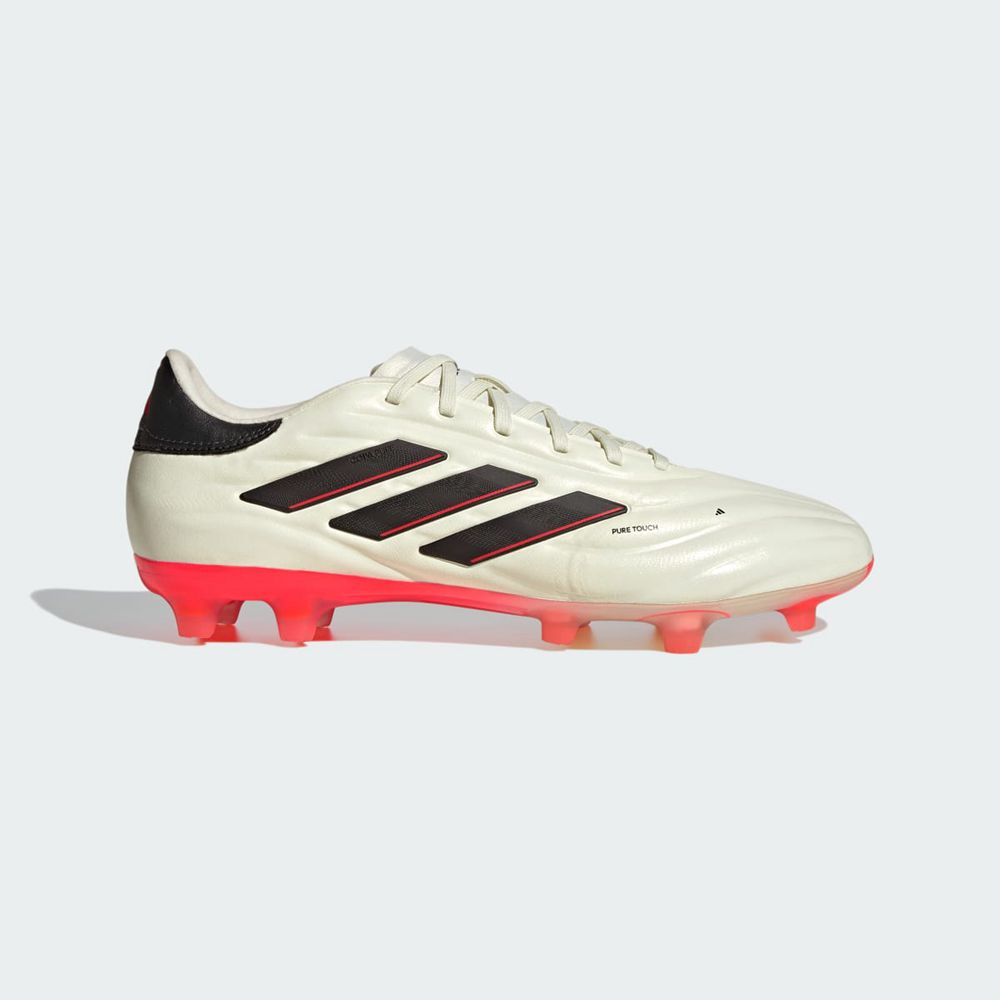 Chaussure de Foot Adidas Copa Pure II Pro Firm Ground Blanche Noir Rouge Femme | NVN-78163680