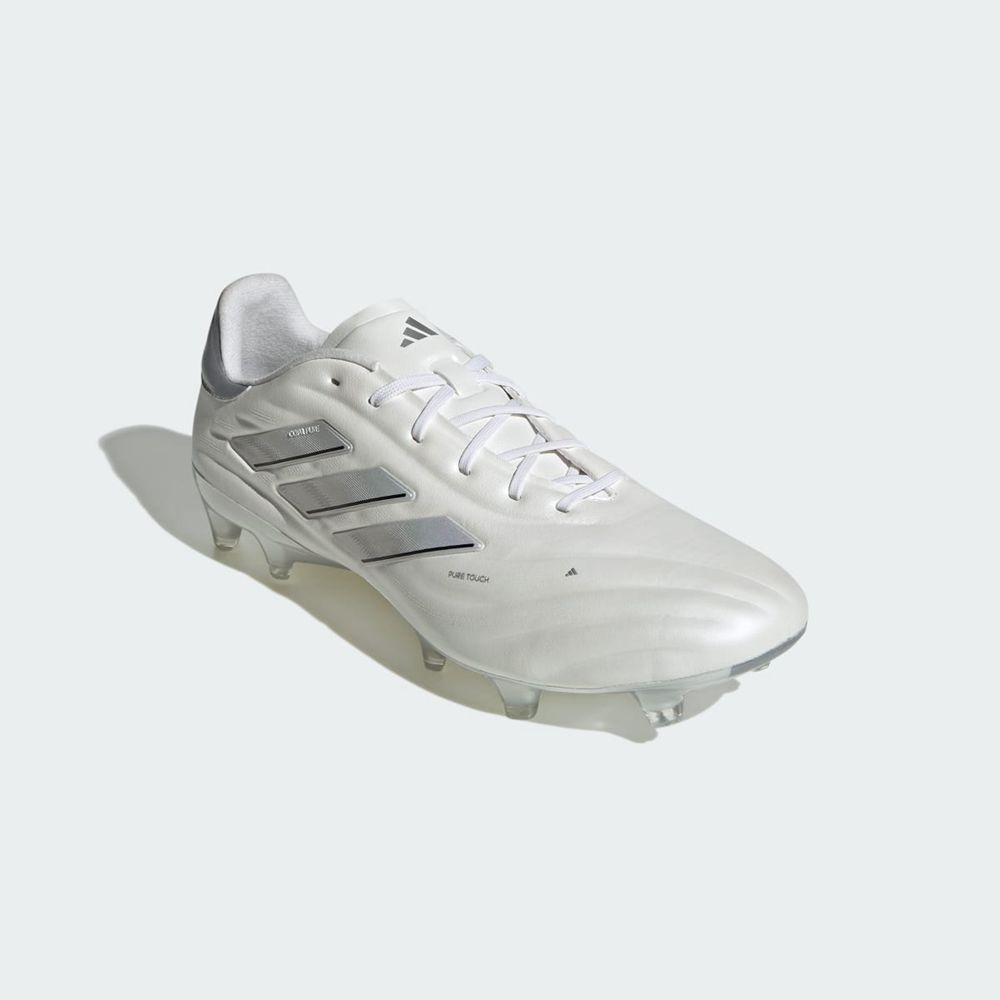 Chaussure de Foot Adidas Copa Pure II Elite Firm Ground Blanche Argent Femme | GEH-75898621